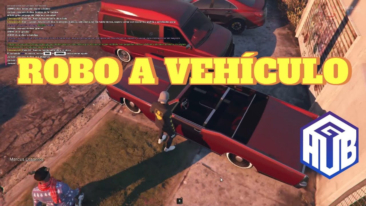 Como Hacer el ROBO A VEHICULO sin fracasar en GTAHUB