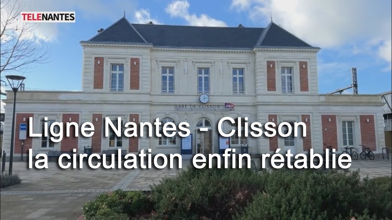 Ligne Nantes Clisson la circulation enfin rétablie à 14h  #tvsevreetmaine