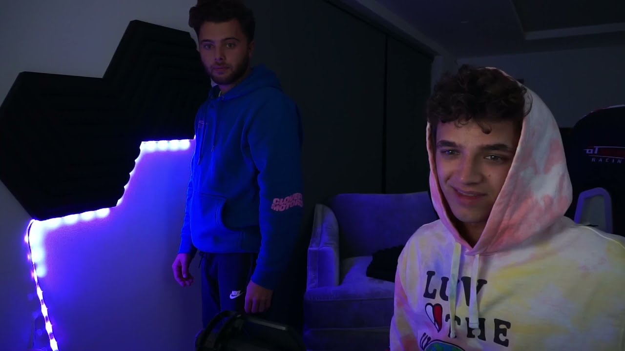Lando Norris in Max Fewtrell's Twitch Stream (October 5, 2021)