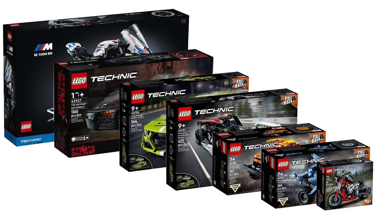 All LEGO Technic Sets January 2022 Compilation/Collection Speed Build