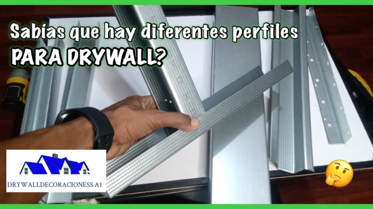 MATERIALES B&Aacute;SICOS para DRYWALL perfiles Parantes y Rieles, sab&iacute;as que hay diferentes medidas?