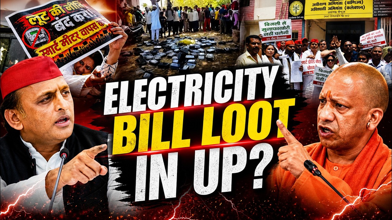 Why Massive Electricity Protest Shaking Uttar Pradesh | Smart Meter Controversy Explained
