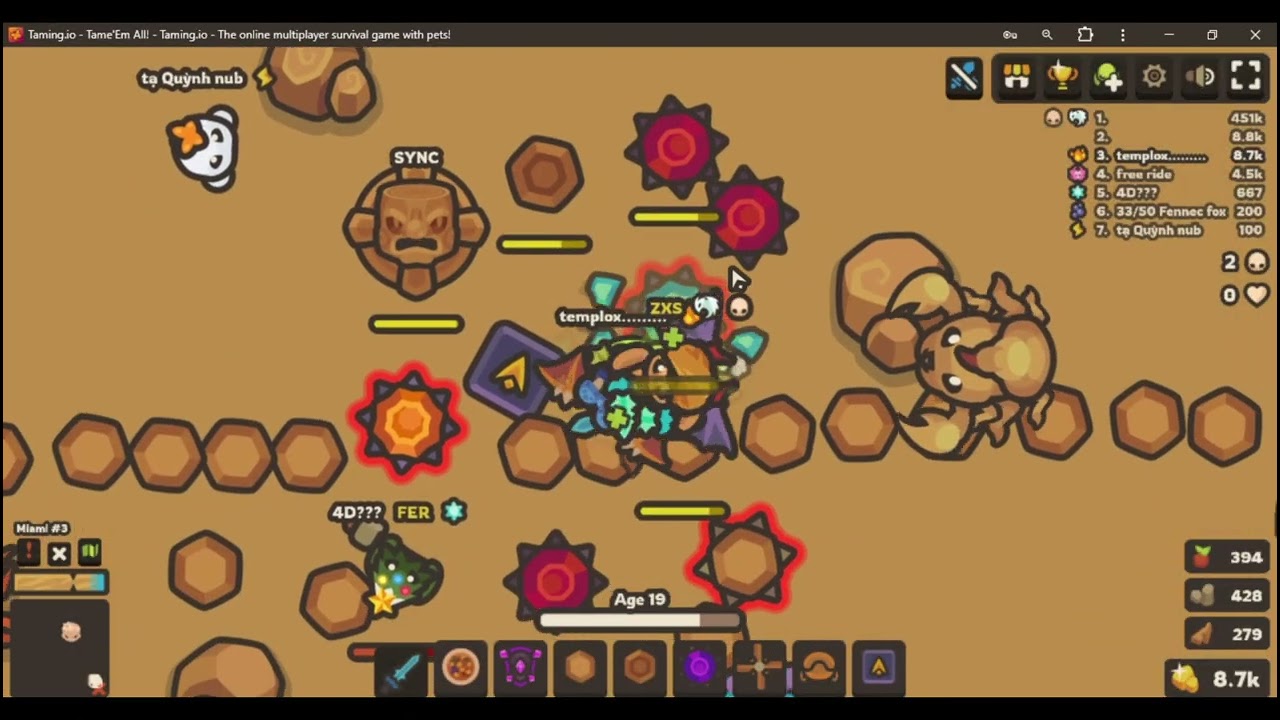 taming.io - wanted++