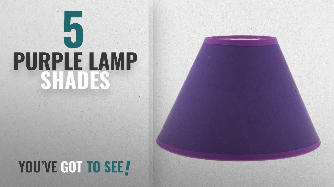 Top 10 Purple Lamp Shades [2018 ]: MonkeyJack Table Lamp Shade Cover Floor Lamp Shade Fabric