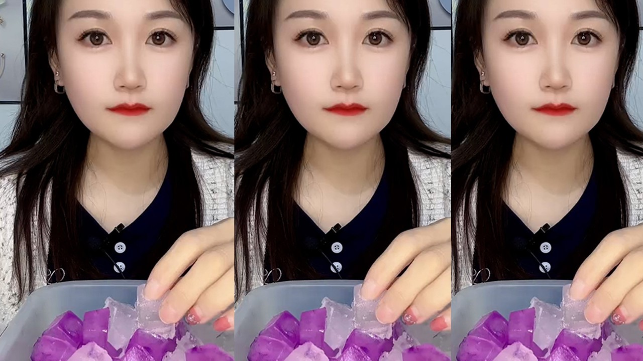 ASMR MUKBANG ICE EATING SOUNDS FROM THE FROZEN WATER
