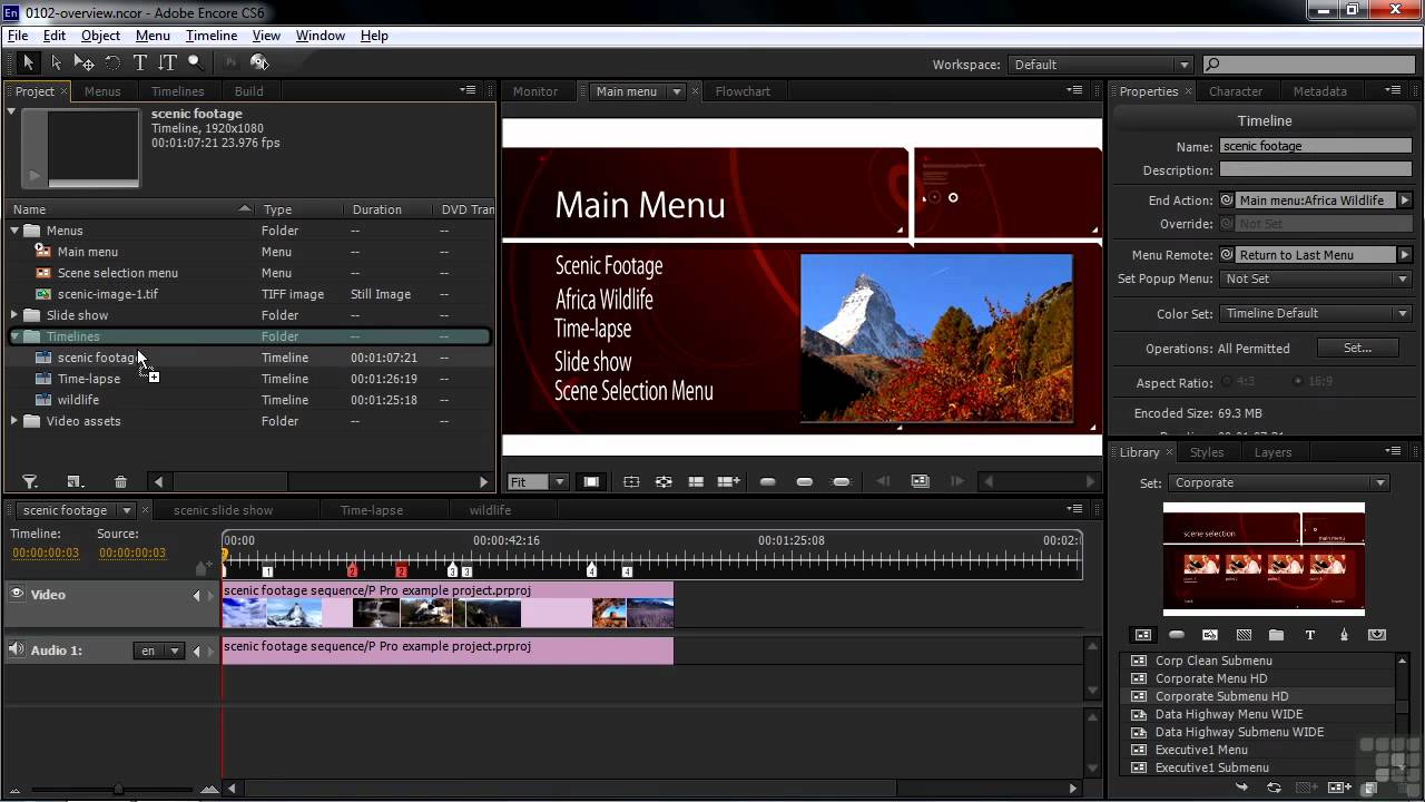 Adobe Encore CS6 Tutorial | Overview | InfiniteSkills