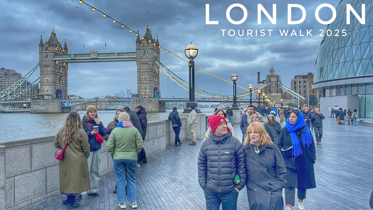 London - City Tour 2025 | Walking The Borough Market, Tower Bridge to Tower of London [4K HDR]