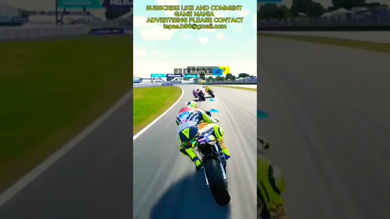 Opponent is Affraid With Rossi He Look Back to Check Situation But it Give Big Motivation to Win