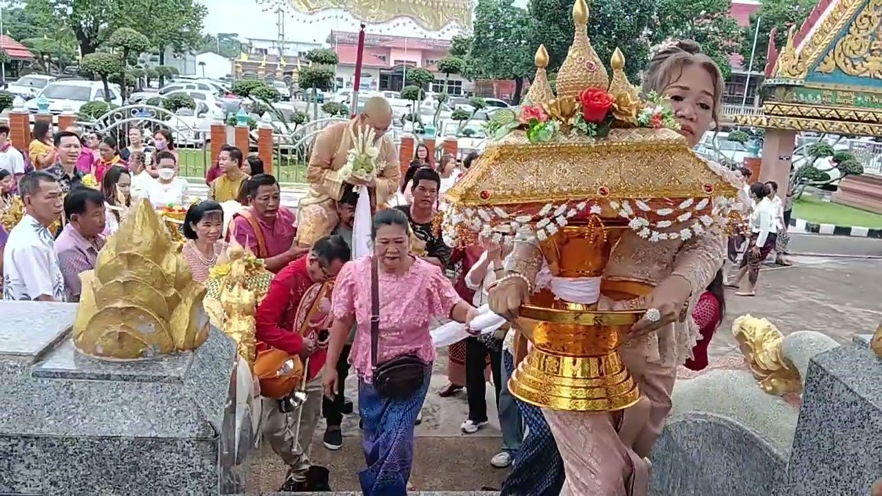 งานบวชที่วัดหนองสังข์ประชาบำรุง