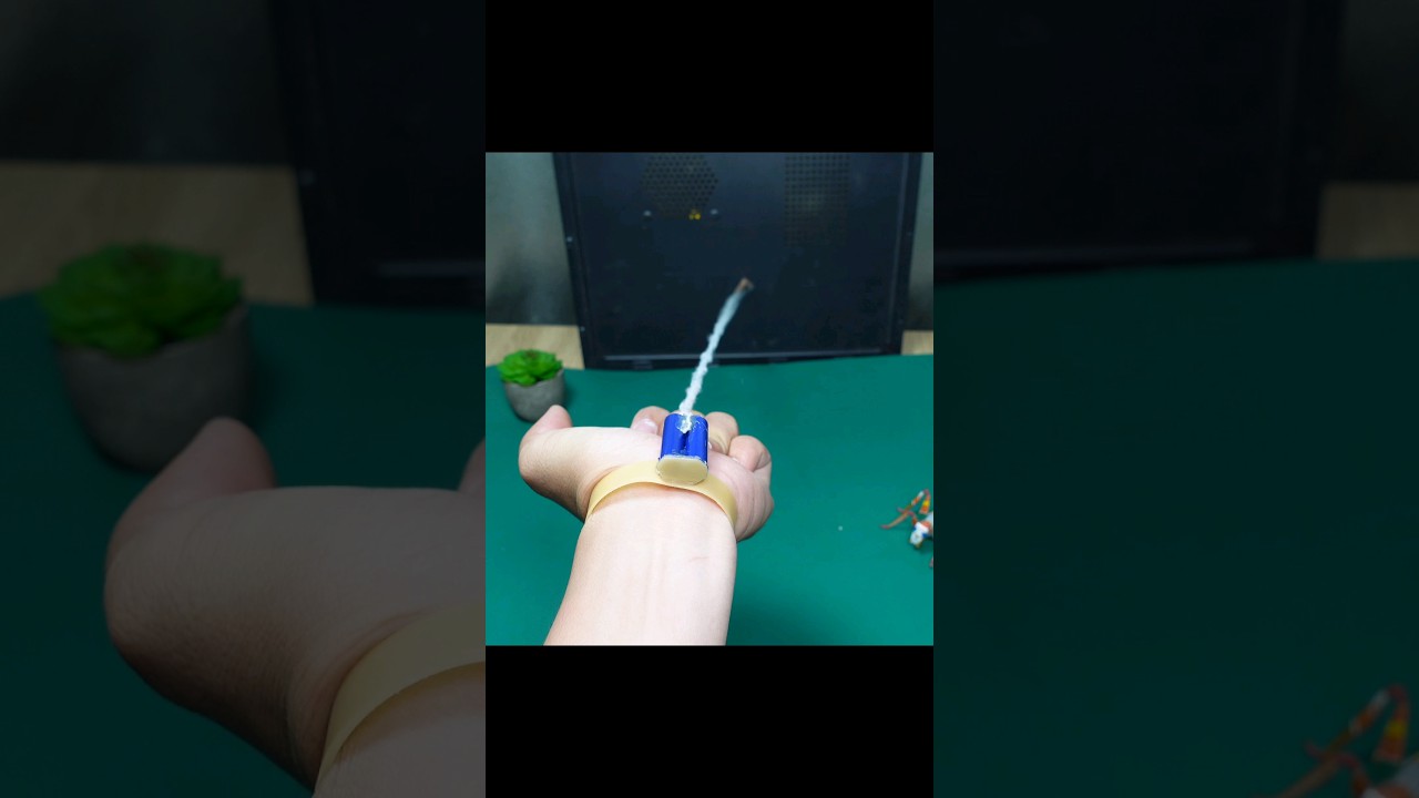 How to make a spider silk gun from a ballpoint pen #diy #craft #inventor101