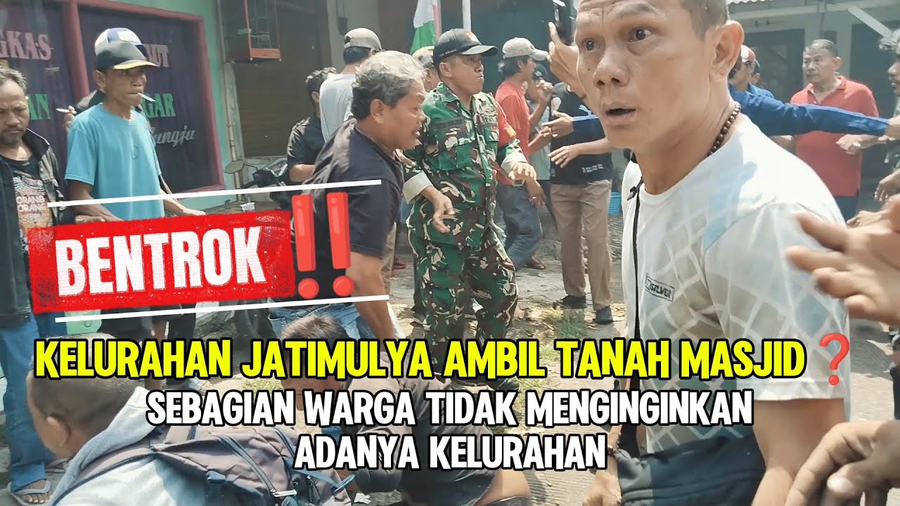 BENTROK‼️Kelurahan Jatimulya Ambil Tanah Masjid?? Sebagian Warga Tolak Pembangunan Kantor Kelurahan 