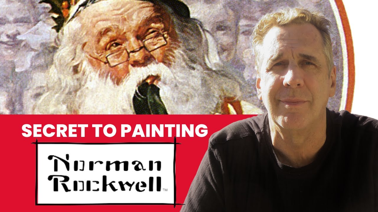 Secret to paining like Norman Rockwell