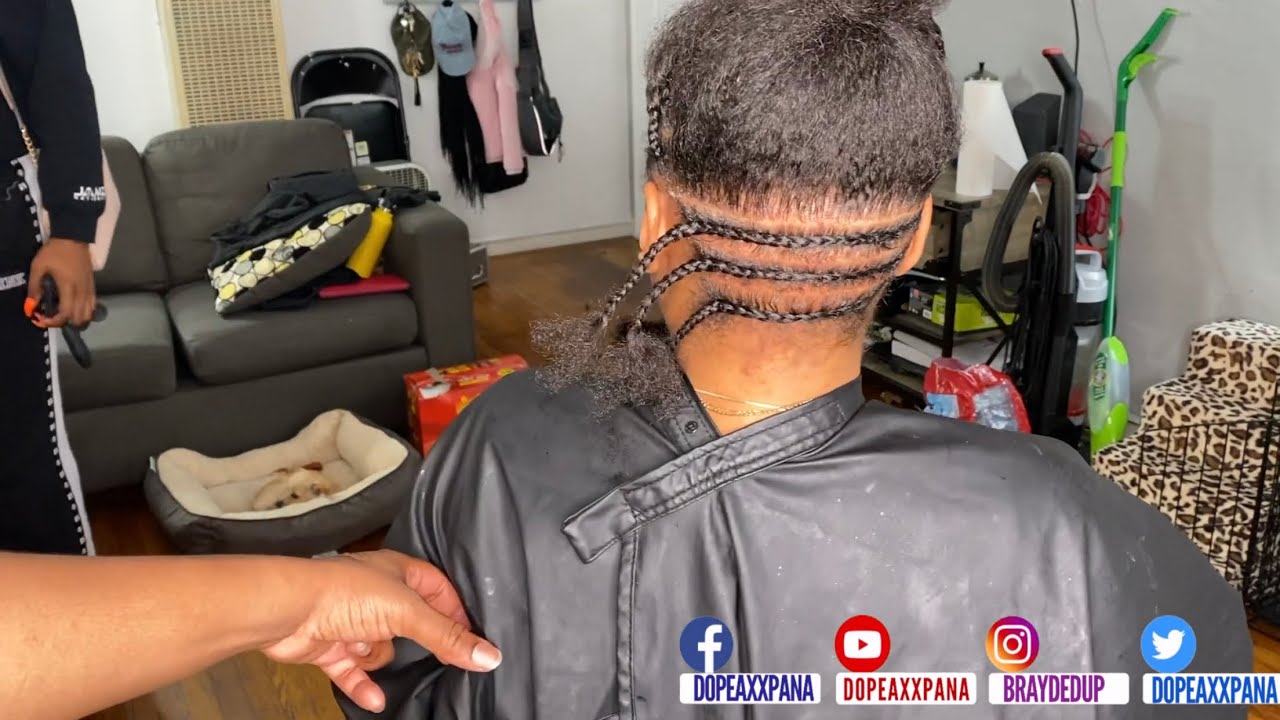 How to Pre Part Small Knotless Box Braids