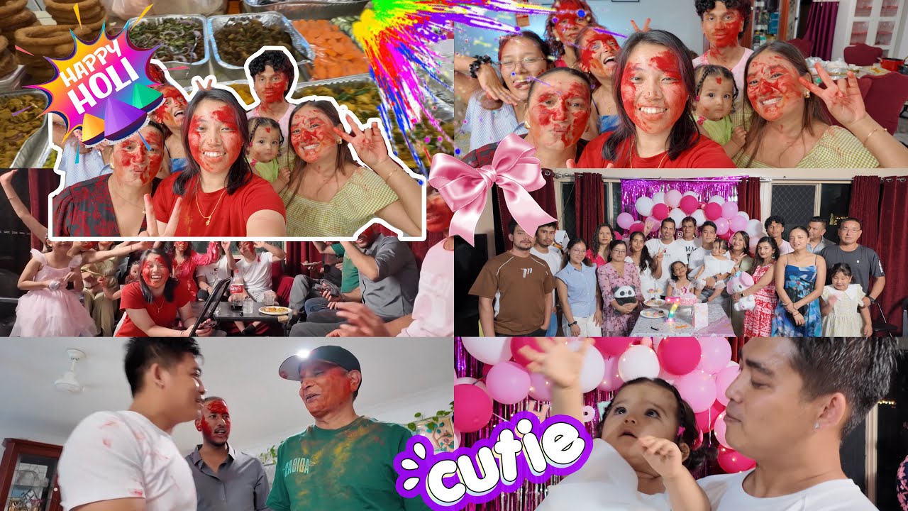 Birthday Manuda Manaudai Unexpectedly Holi khelna Pugiyoo😂❤️|| Namrata Gurung|| Daily Vlog-1