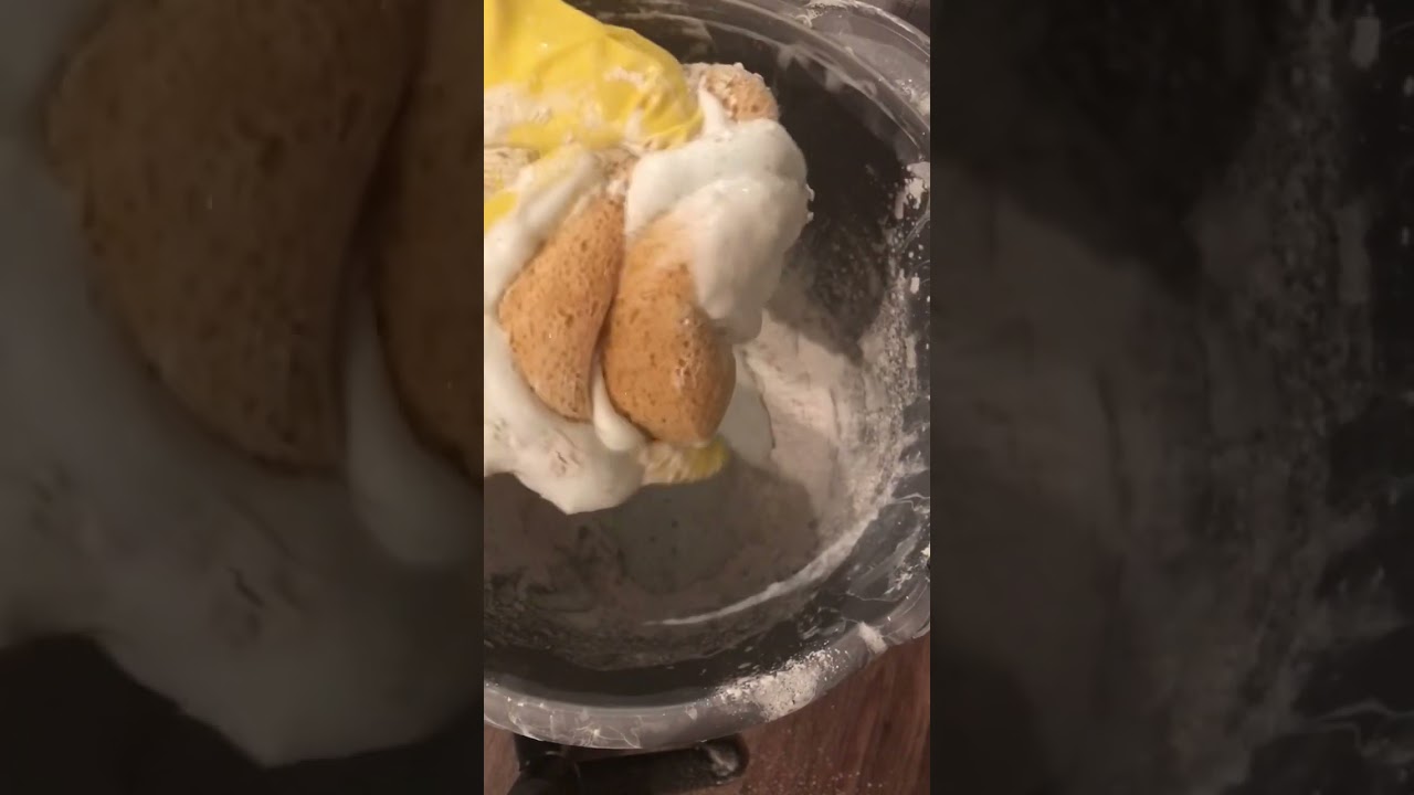 Comet + warm water paste #spongeasmrcommunity #asmr #cometpaste #cometasmr