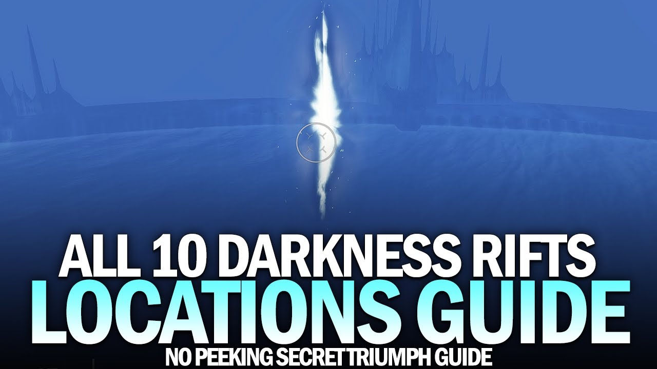 All 10 Darkness Rifts Location Guide (No Peeking Triumph) [Destiny 2]