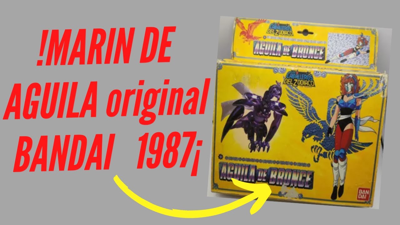 !MARÍN DE AGUILA, original BANDAI de 1987¡