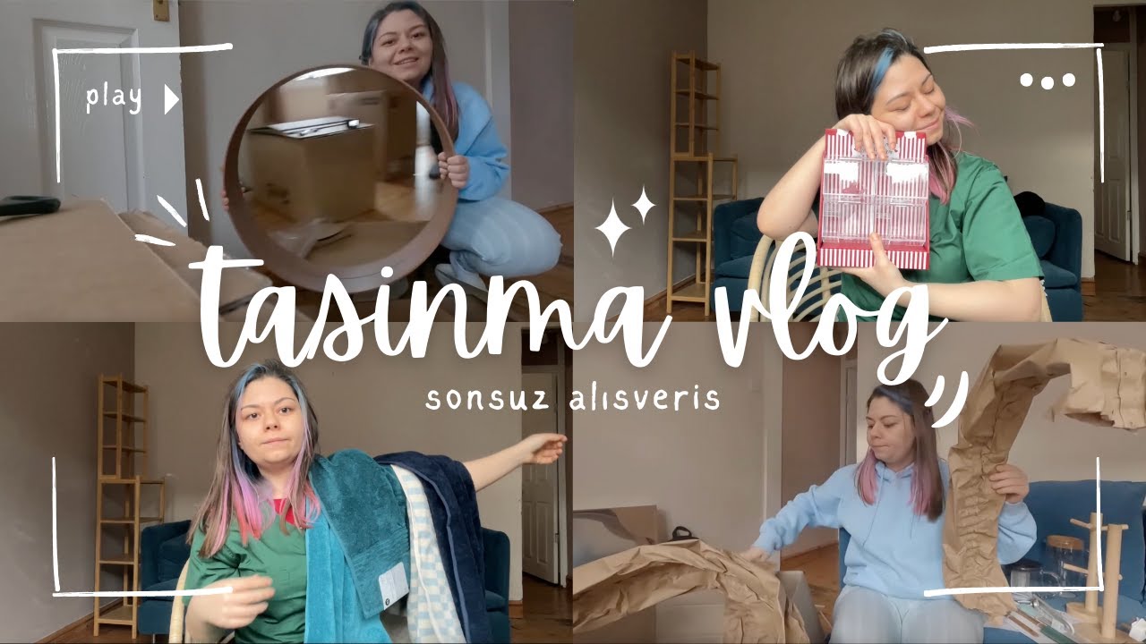 TAŞINMA VLOG 2 | sonsuz bi kutu açılışı
