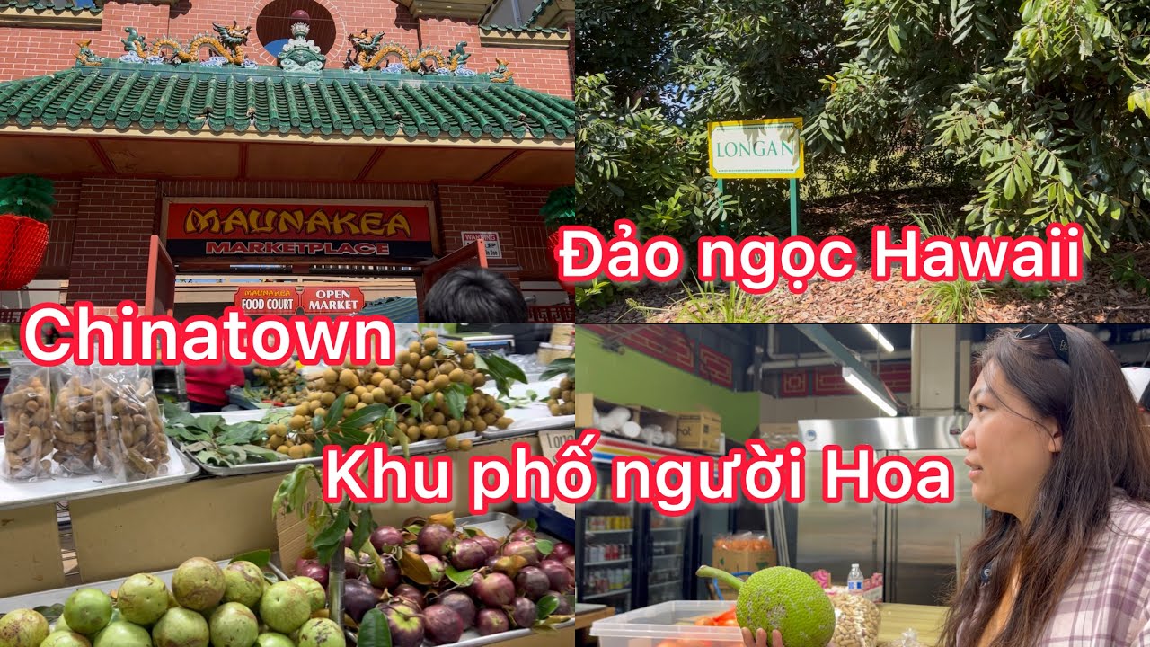 Đảo Ngọc Hawaii// Chinatown khu phố người Hoa