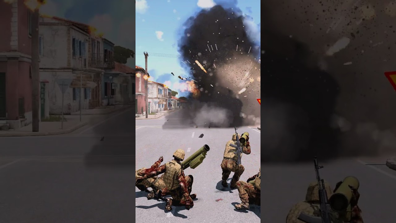 Quick lightning strike. Stop the war! | ARMA III #shorts #news #youtubeshorts