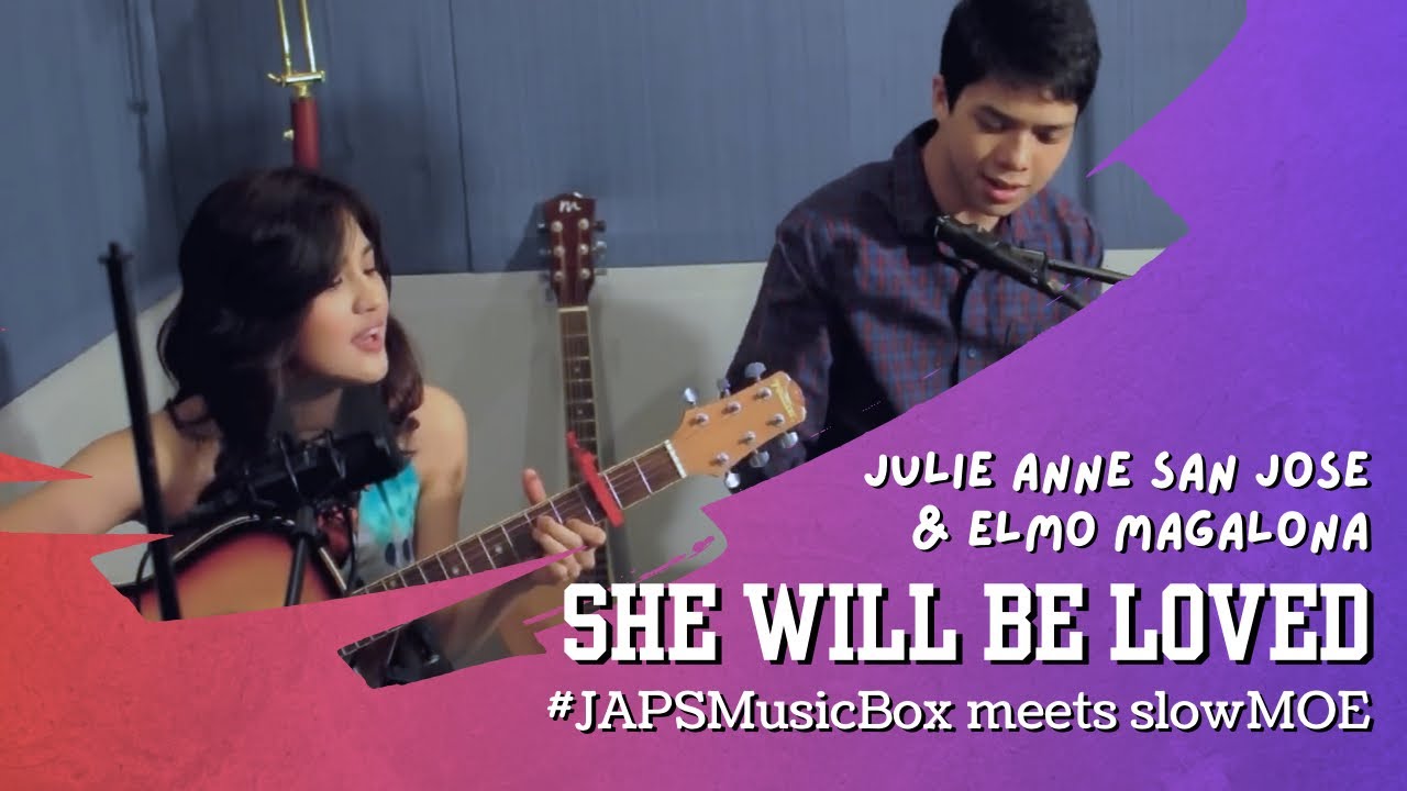 She Will Be Loved (Maroon 5) | Cover by JULIE ANNE SAN JOSE ft. Elmo Magalona