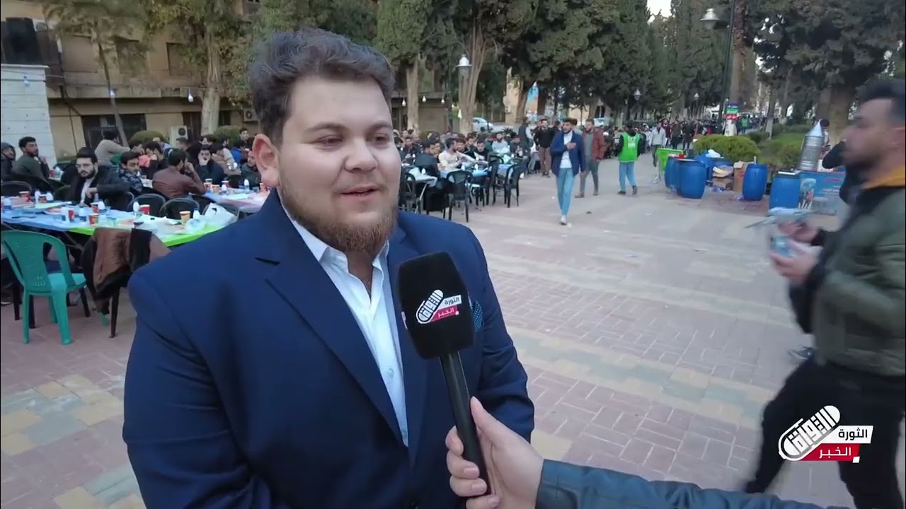 لتعزيز التواصل وترسيخ قيم التكافل... إفطار جماعي ضم حوالي 4000 طالب من جامعة #حلب | #تغطية_ميدانية