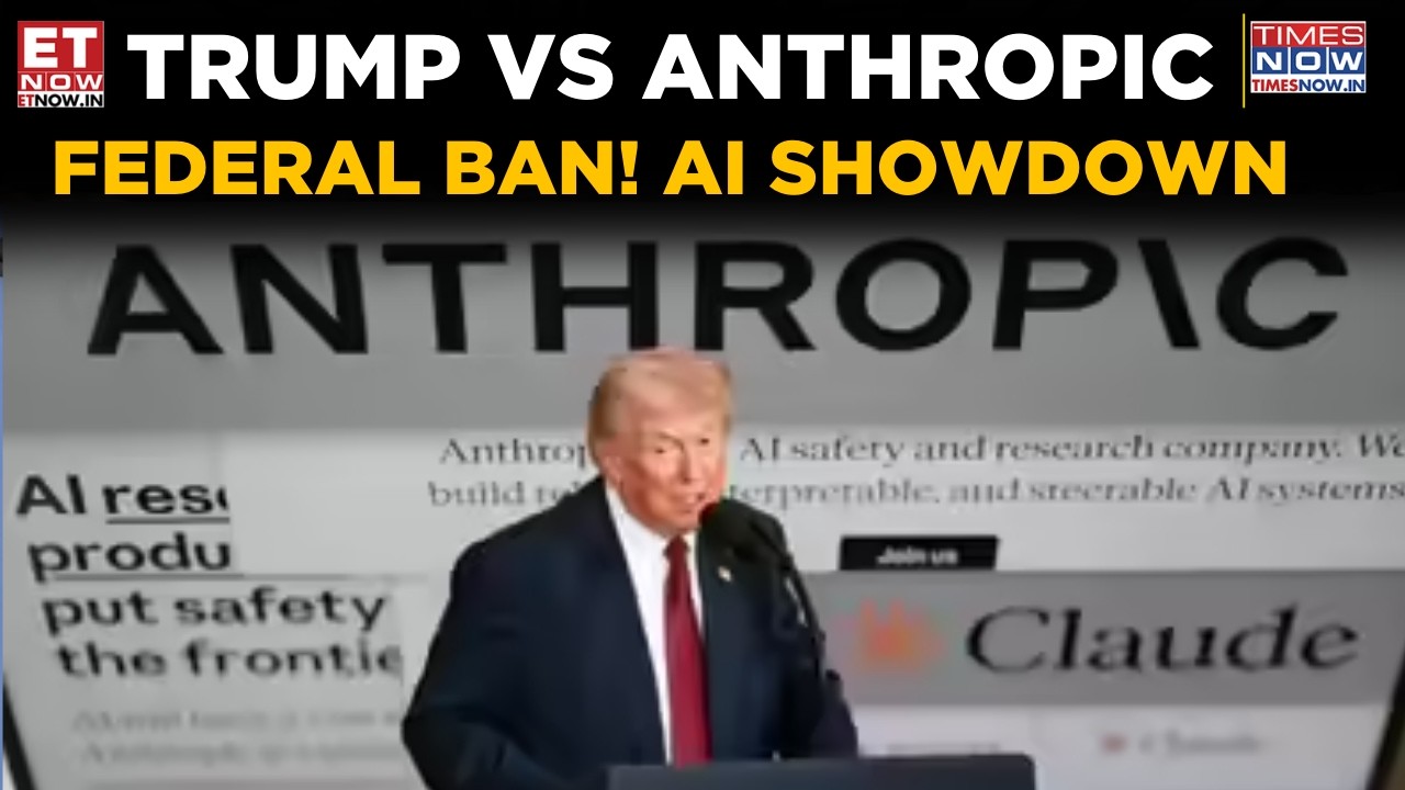 Trump Declares Federal Ban on Anthropic in Explosive AI Showdown | Trump vs Anthropic |Breaking News