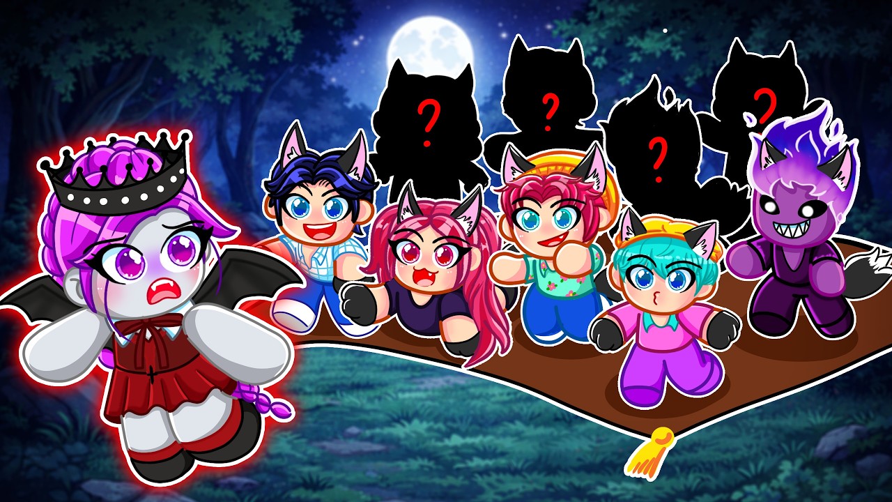 Baby VAMPIRE RUMI Is CHASED By 10 WEREWOLVES in Roblox!