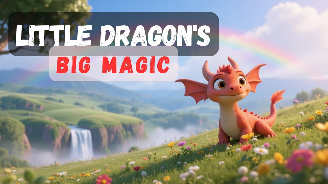 Little Dragon&rsquo;s Big Magic 🐉🌈 | Magical Bedtime Story for Kids | Animated Kids Story