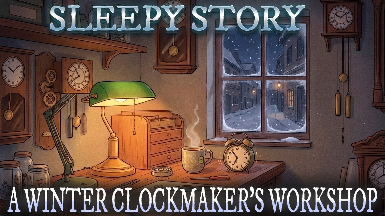The Watchmaker's Workshop | Sleep Story | Cozy Bedtime Binaural ASMR