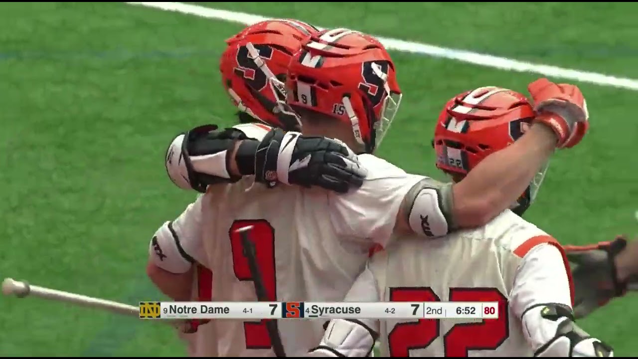 #9 Notre Dame @ #4 Syracuse - 4.3.21 Full College Lacrosse Highlights