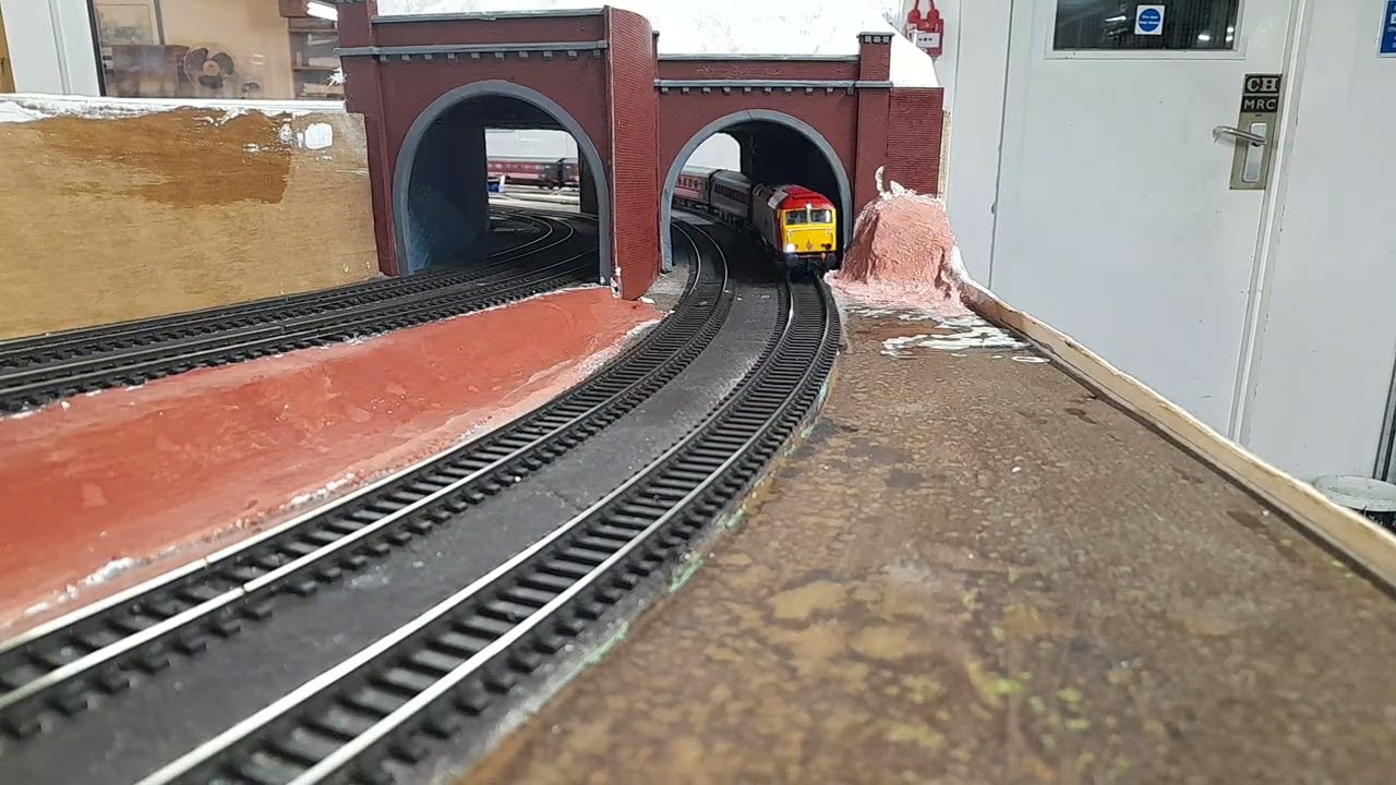 Virgin trains running session at the cradley heath model railway club.