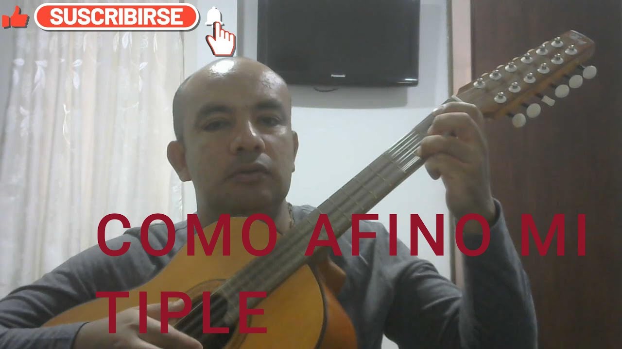 COMO AFINAR EL TIPLE SEGUN LA MUSICA #tutorial #colombiana