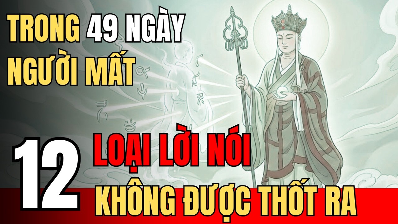 [ Bồ Tát Cảnh Báo ] 12 Loại Lời Nói Tuyệt Đối Không Được Thốt Ra Trong 49 Ngày Người Mất