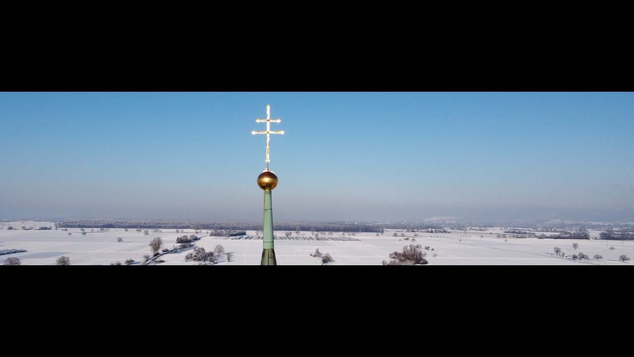 Kirche Grafenhausen im Winter 2021