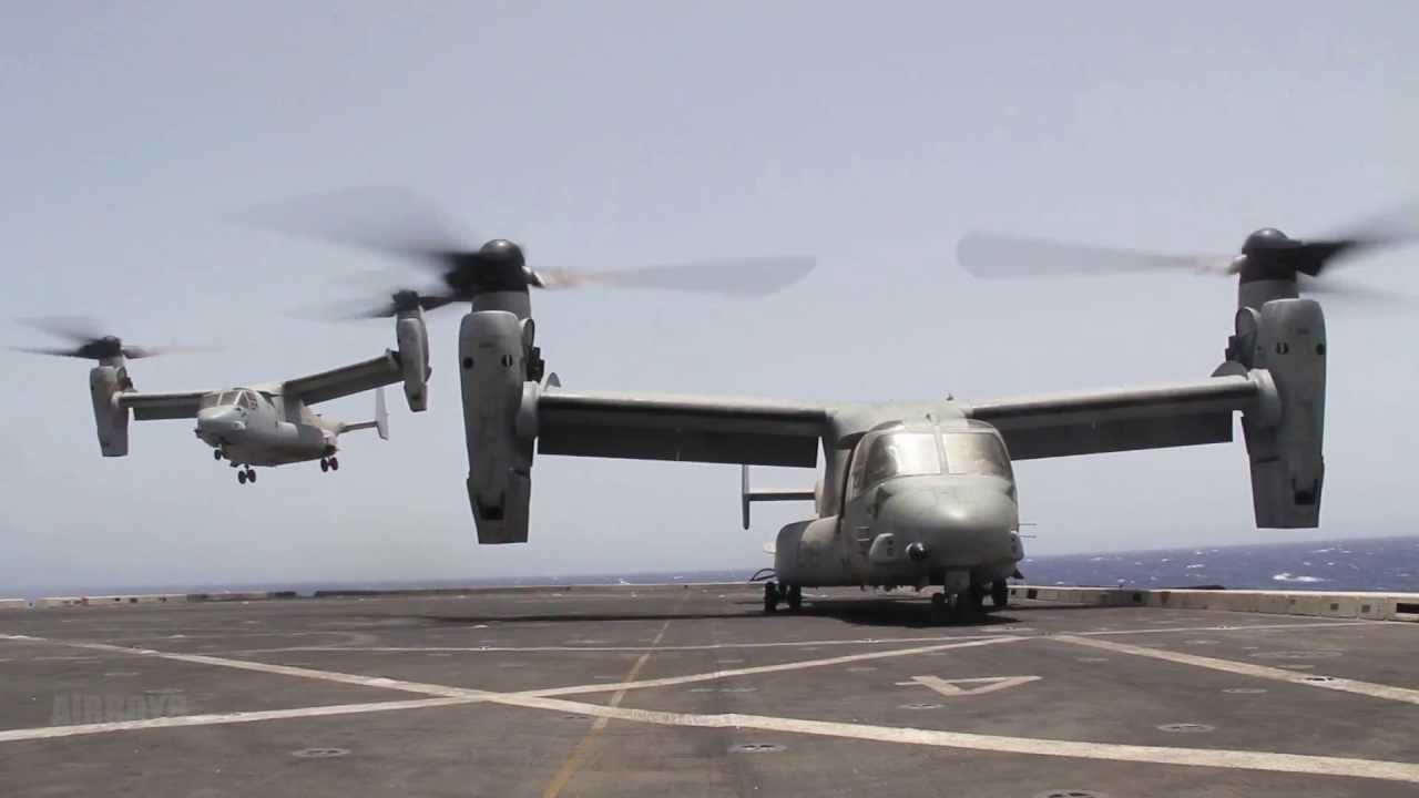 MV-22B Osprey Operations USS San Antonio (LPD-17)