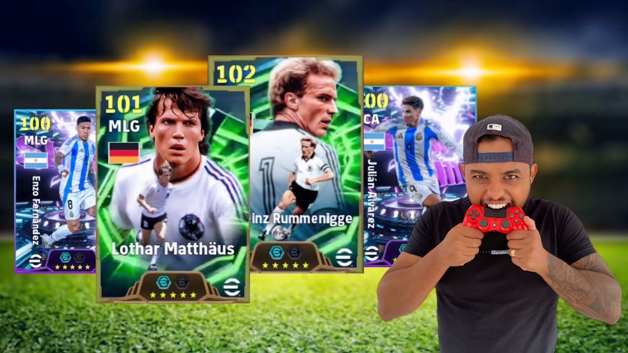 AO VIVO! CHEGOU BOX NOVA COM o NOVO RUMMENIGGE e MATTHAUS no EFOOTBALL