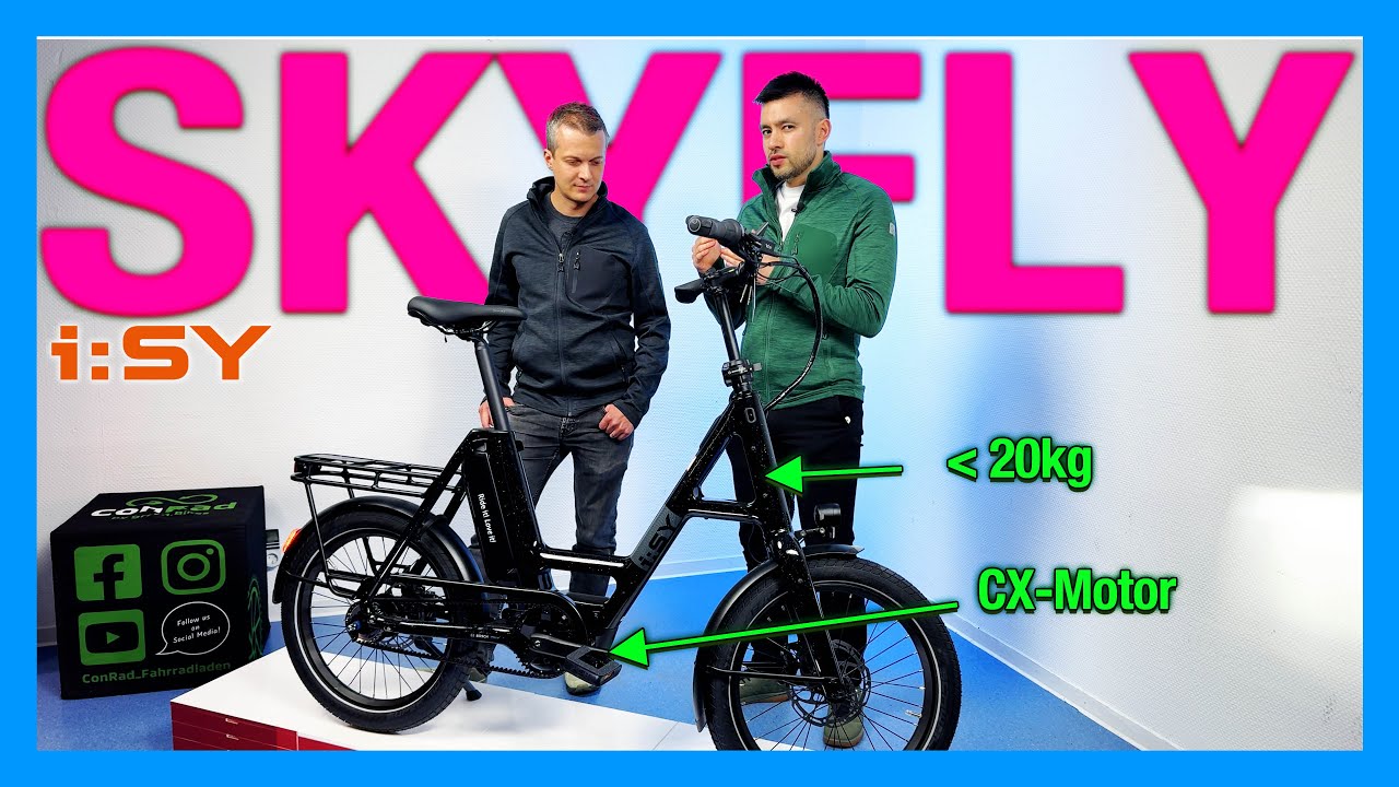 Das leichteste Kompakt E-Bike 2025 - i:SY Skyfly E5 ZR F CX