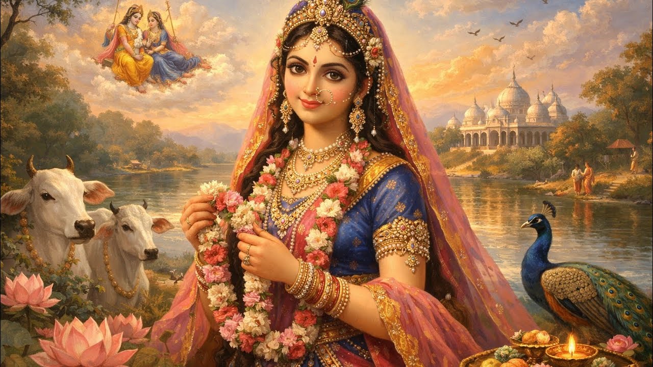 राधा नाम धुन 🙏 | Ekadashi Special Radha Chant | Peaceful Bhajan