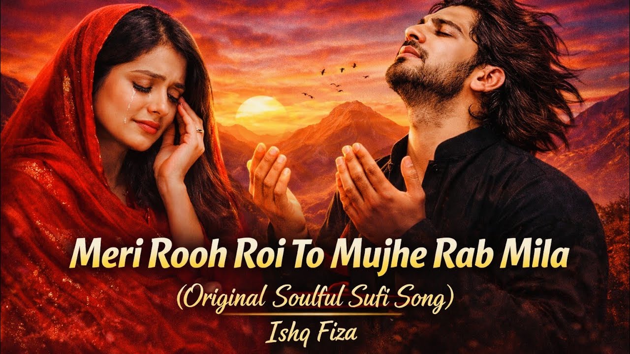 Meri Rooh Royi To Mujhe Rab Mila | Soulful Sufi Song | Deep Spiritual Feeling #song #viralsong 