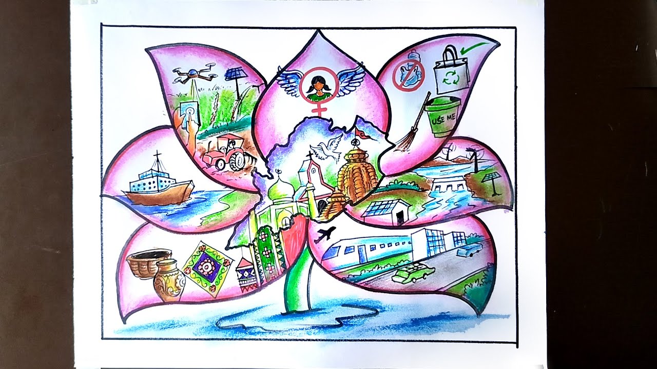 2036- Samruddha Odisha ra Ruparekha | Surabhi Drawing | Samruddha Odisha ra Ruparekha | Suravi-2025 