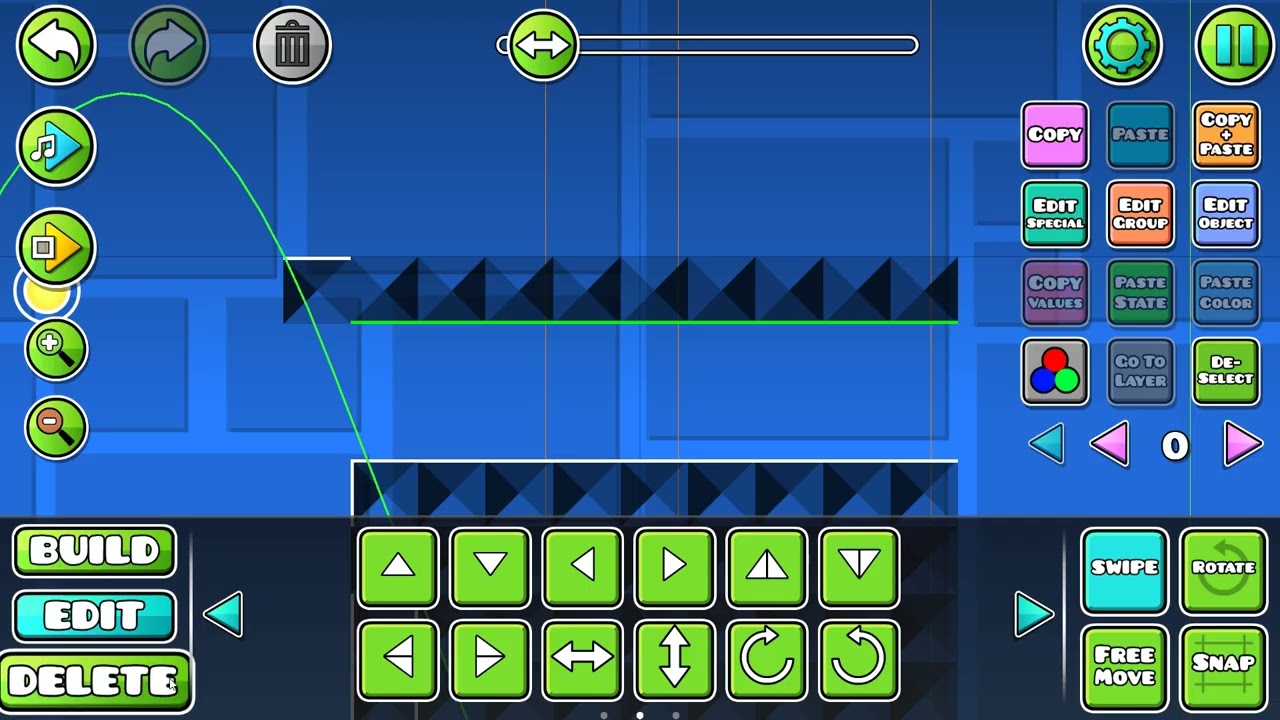 Geometry Dash Making A Part Of A Level Every Day Day 1 50 Subscriber Special!