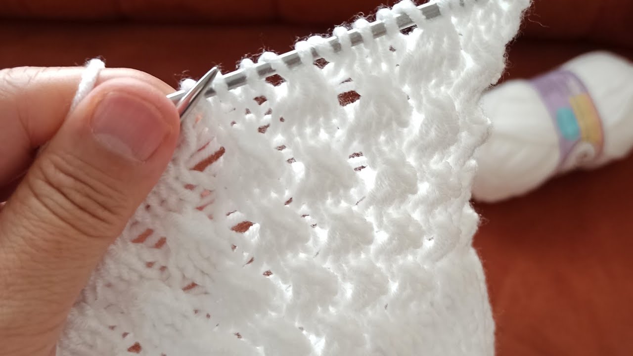 Kabartmalı Kolay İkişiş Örgü Model Anlatımı 👌 Bebek örgüleri