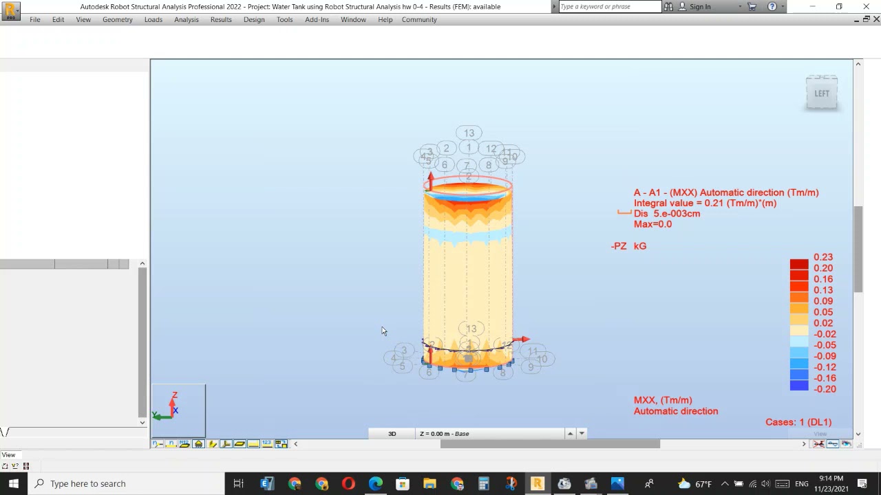 Simple Cylinder Tank Robot Analysis