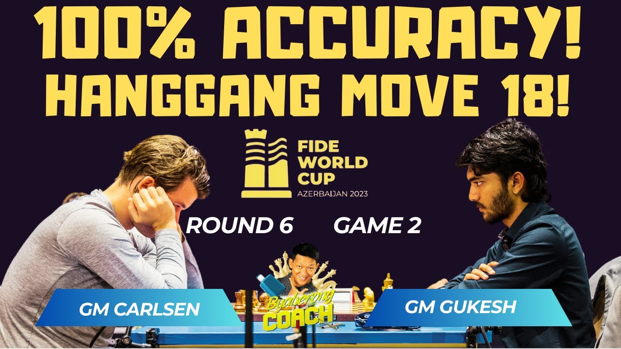 ENGINE ATA NAGLALARO! GRABE UN!  Carlsen vs Gukesh! Fide World Cup 2023 Round 6 Game 2