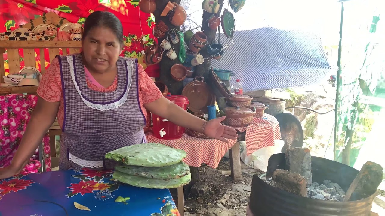 Nopales en penca (Cocina con mamela)