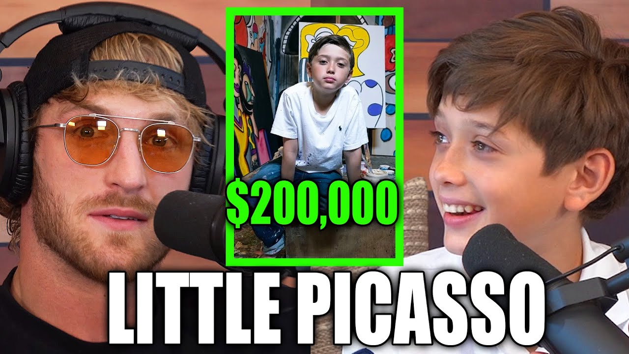 11-Year-Old Art Prodigy Stuns Logan Paul! (Andres Valencia)