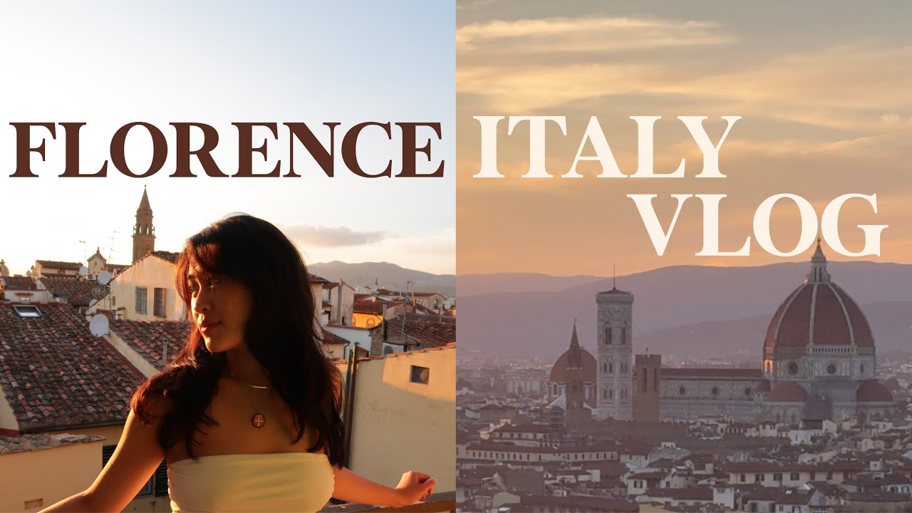 Florence Vlog ☕ cafés & ⛅ sunsets + famous sandwich shop
