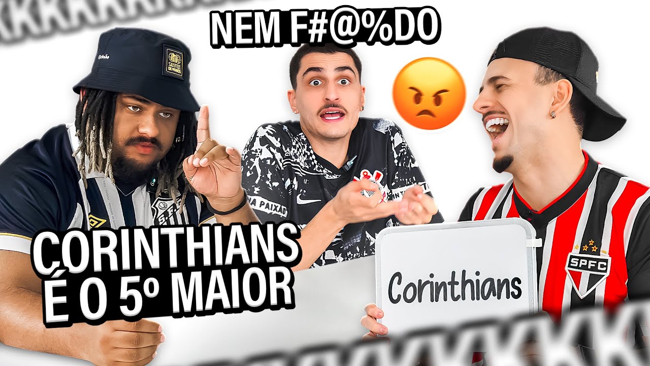 TOP 10 CLUBES DO BRASIL COM 4 TORCEDORES PAULISTAS!