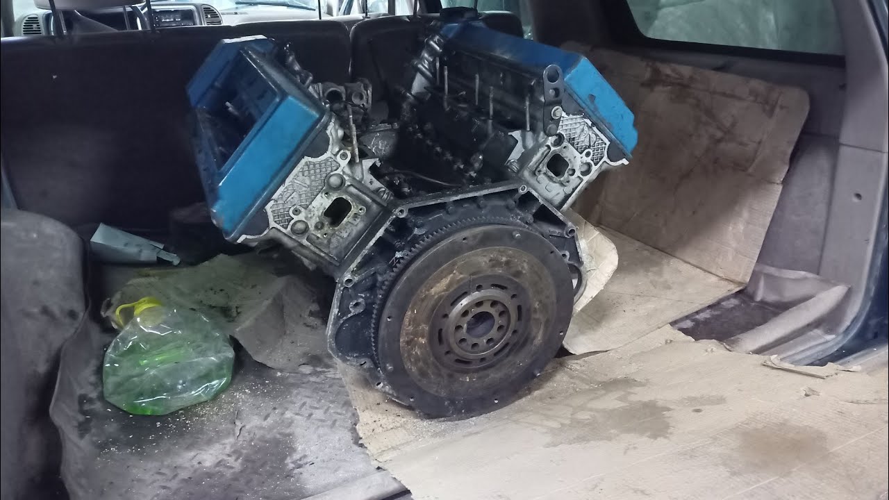 Взял M60 B40 под свап.Что с ним стало за 30 лет.V8 Bmw
